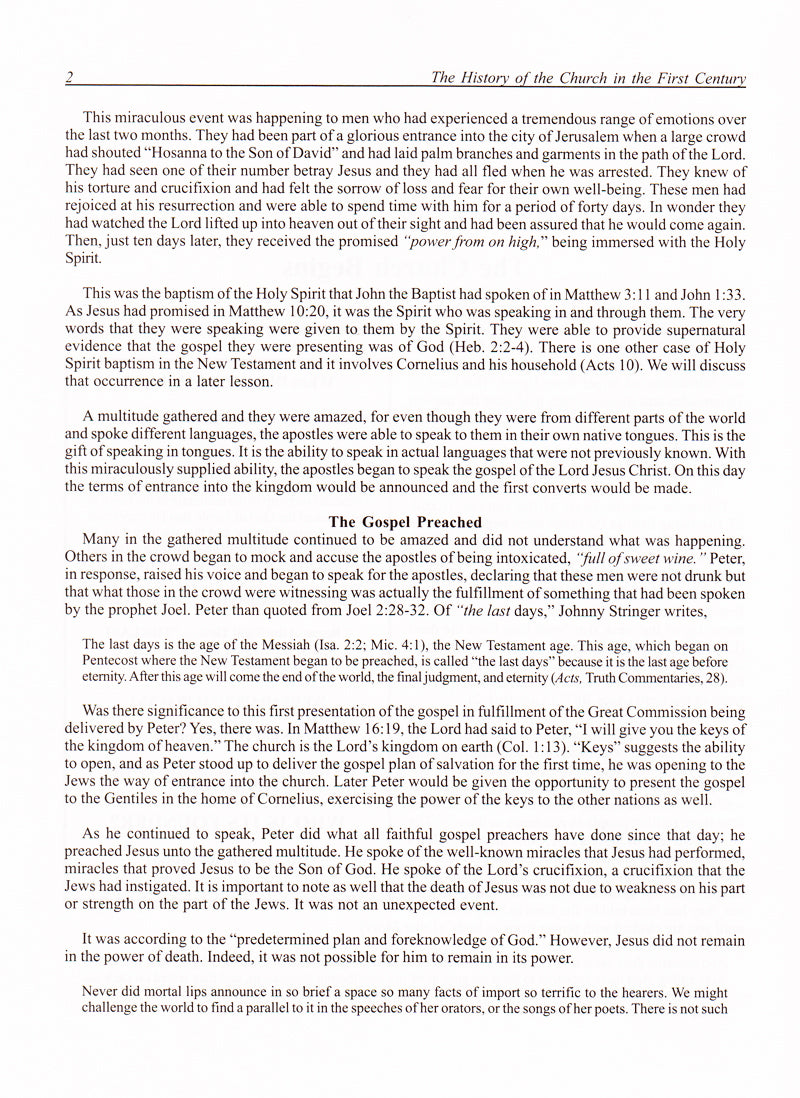 History First Century Lesson 1-2