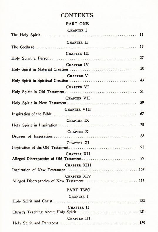 Table of Contents