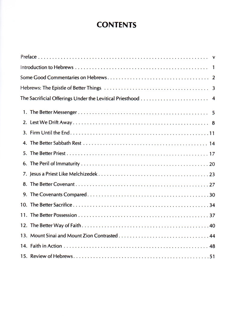 Table of Contents