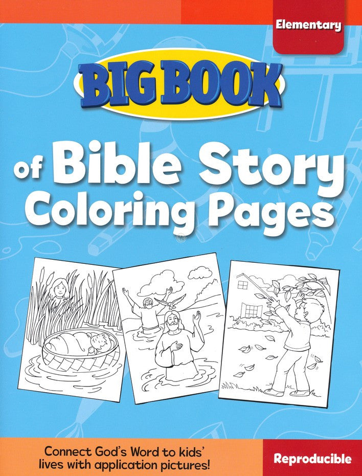 Big Book of Bible Story Coloring Pages for Elementary Kids