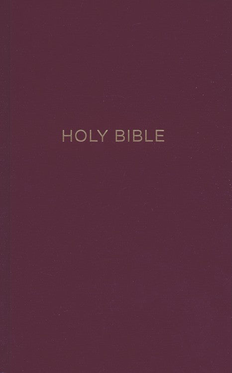 NKJV Pew Bible Burgundy Comfort Print