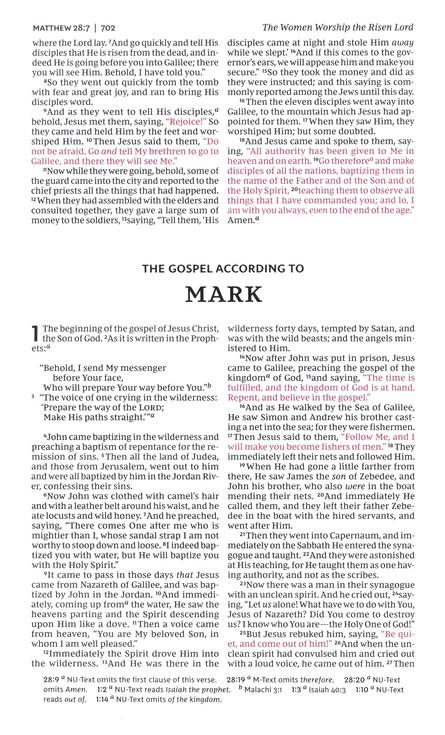 NKJV Pew Bible Navy Comfort Print *