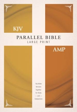 KJV/Amplified Parallel Bible Large Print Hardcover
