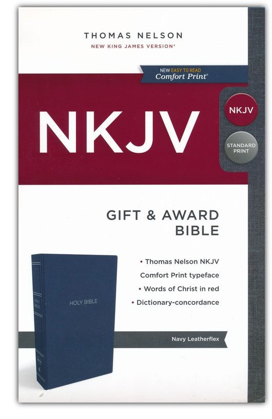 NKJV Gift & Award Bible - Blue