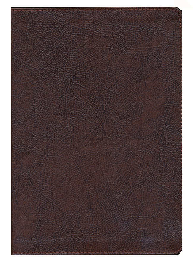 KJV Full-Color Study Bible Brown Bonded Leather