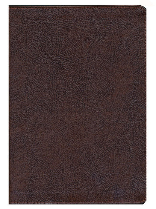 KJV Full-Color Study Bible Brown Bonded Leather Indexed