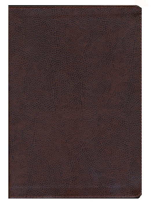 KJV Full-Color Study Bible Brown Bonded Leather