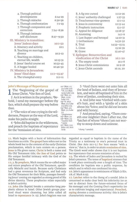 KJV Full-Color Study Bible Brown Bonded Leather Indexed