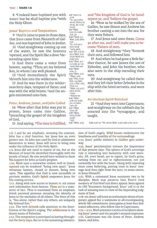 KJV Full-Color Study Bible Brown Bonded Leather Indexed