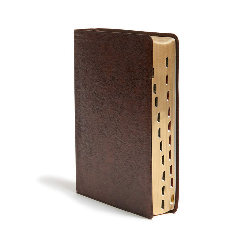 KJV Study Bible Brown Bonded Leather Indexed (Full-Color)