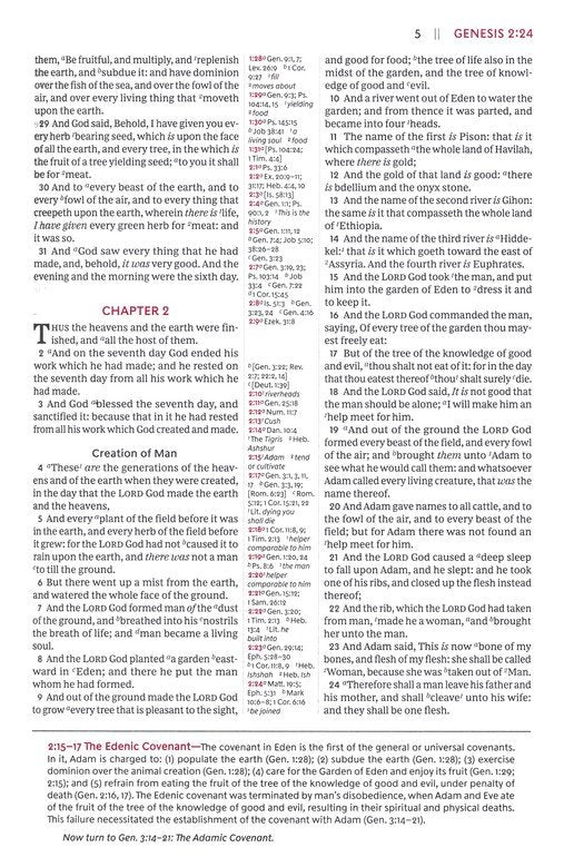 KJV Open Bible Black Leathersoft