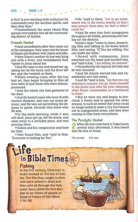 NASB Adventure Bible - Blue Leathersoft