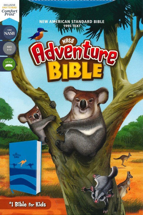 NASB Adventure Bible - Blue Leathersoft