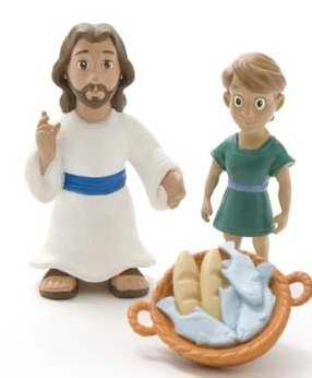 Jesus Feeds the 5000 Figurine Set - Tales of Glory