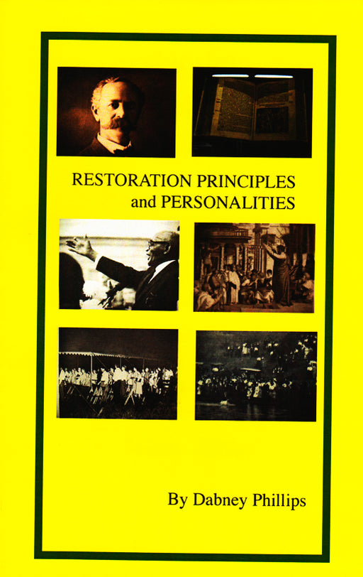 Restoration Principles and Personalities