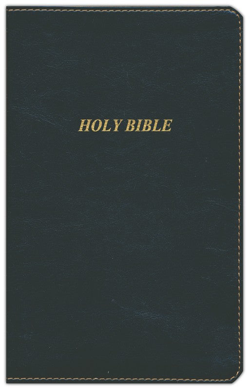 KJV Thinline Bible Black Leathersoft