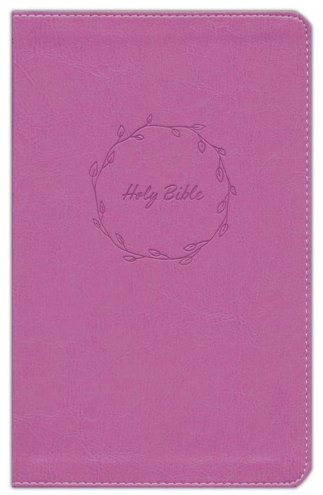 KJV Thinline Bible Pink Leathersoft