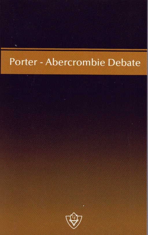 Porter-Abercrombie Debate