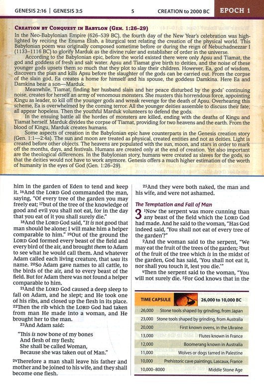 NKJV Chronological Study Bible Black LeatherSoft