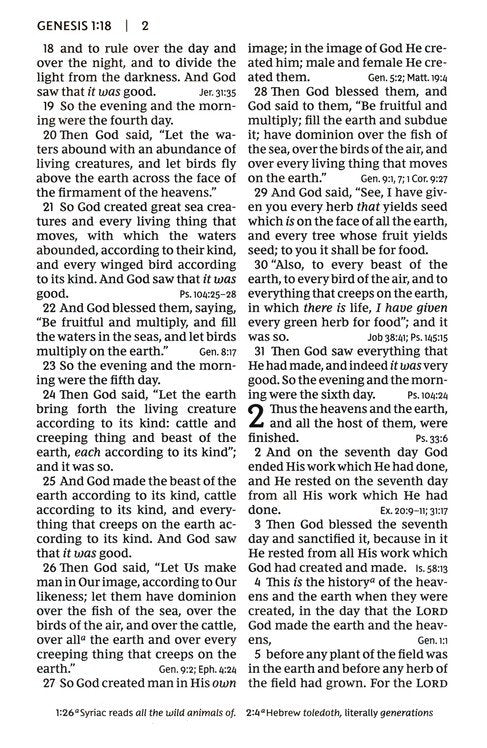 NKJV Personal Size Large Print End-of-Verse Reference Bible, Black Leathersoft