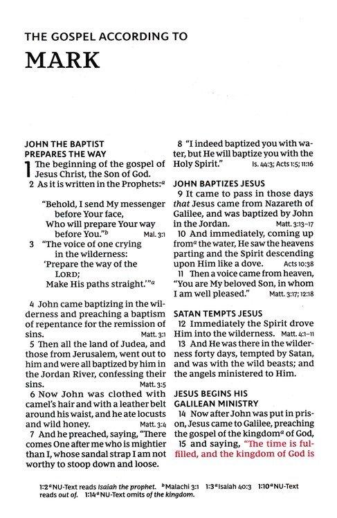 NKJV Personal Size Large Print End-of-Verse Reference Bible, Pink Leathersoft