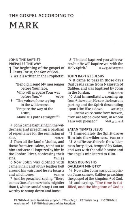 NKJV Personal Size Large Print End-of-Verse Reference Bible, Pink Leathersoft, Indexed