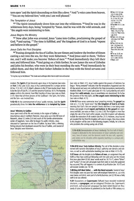 ESV Study Bible Personal Size - Black Genuine Leather