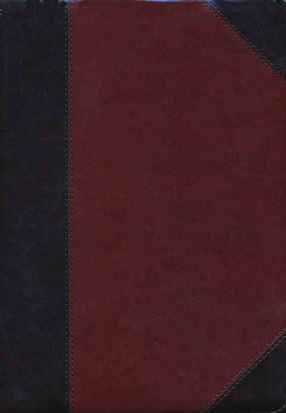 ESV Study Bible Large Print - Brown/Cordovan TruTone