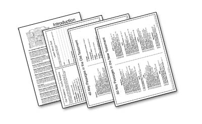 Bible Overview Wall Chart Laminated