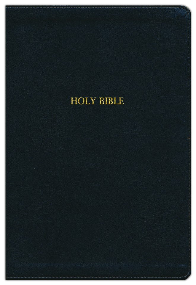 NKJV Super Giant Print Reference Bible, Black Leathersoft Indexed