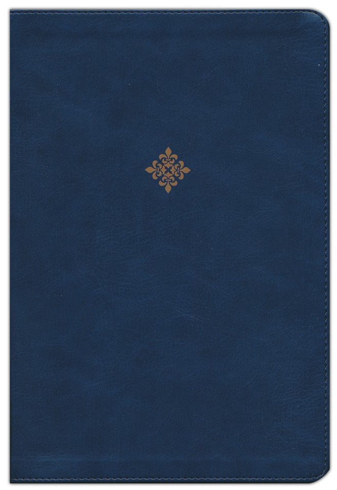 NKJV Super Giant Print Reference Bible, Blue Leathersoft