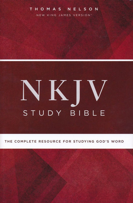 NKJV Comfort Print Study Bible, Hardback