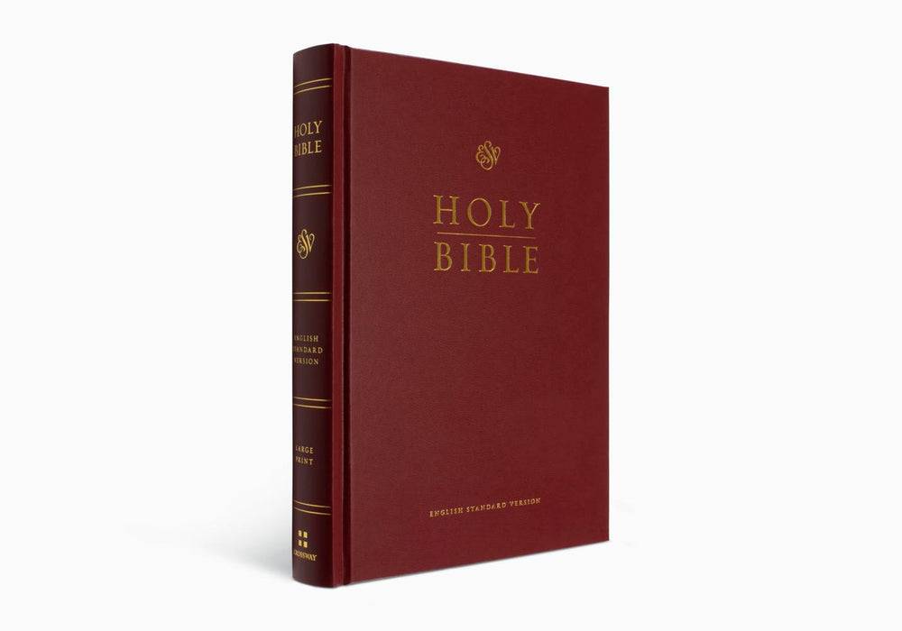 ESV Pew & Worship Bible Large Print - Burgundy