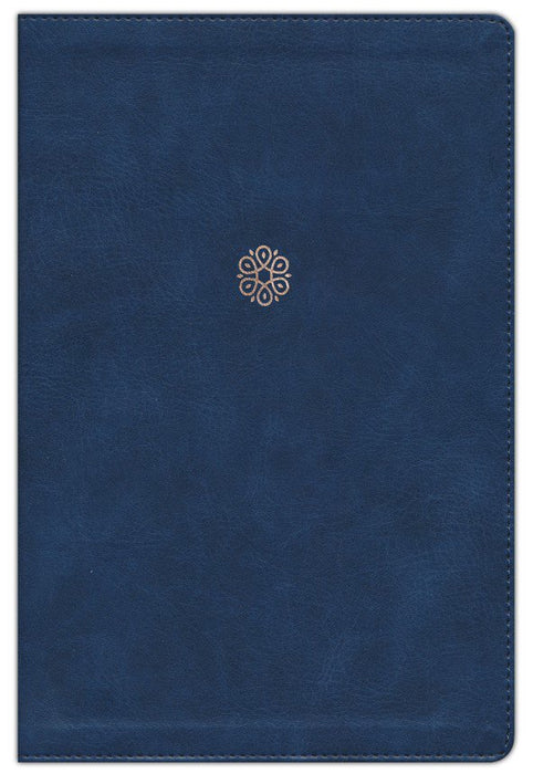 NKJV Woman's Study Bible (Full-Color) Navy Leathersoft, Indexed