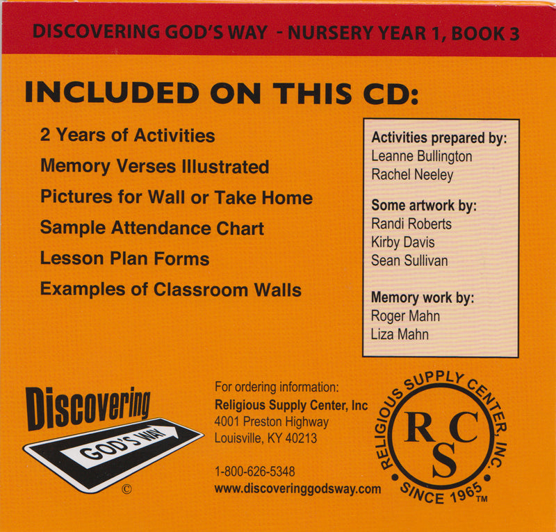 Life of Jesus (1) Nursery Kit (Nursery 1:3) (top)