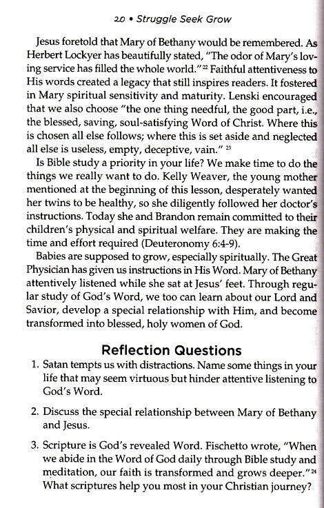 Struggle, Seek, Grow