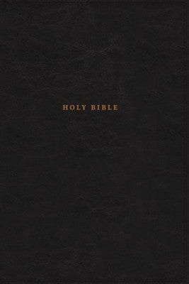 NKJV Classic Verse-by-Verse Center Column Reference Bible Black Leathersoft Indexed