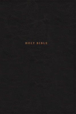NKJV Classic Verse-by-Verse Center Column Reference Bible Black Leathersoft