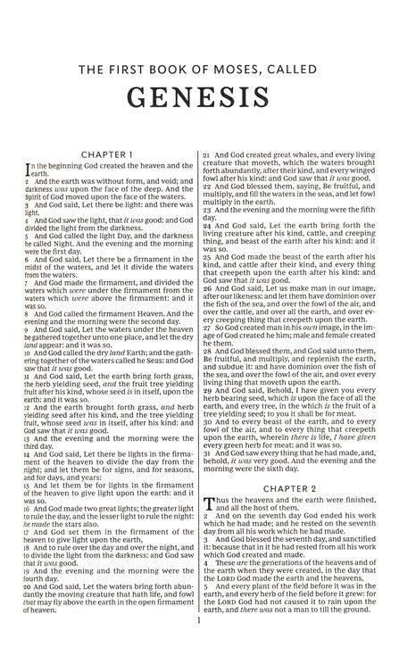 KJV Gift & Award Bible Comfort Print - Blue