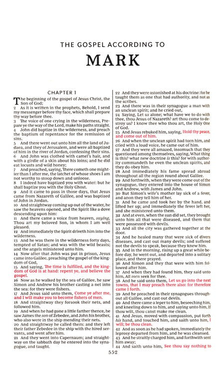 KJV Gift & Award Bible Comfort Print - Blue