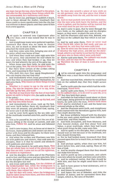 KJV Gift & Award Bible Comfort Print - Blue