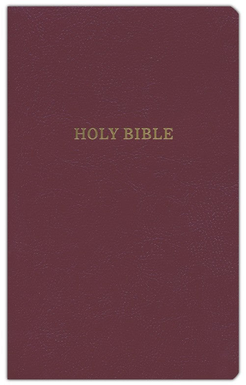 KJV Gift & Award Bible Comfort Print - Burgundy