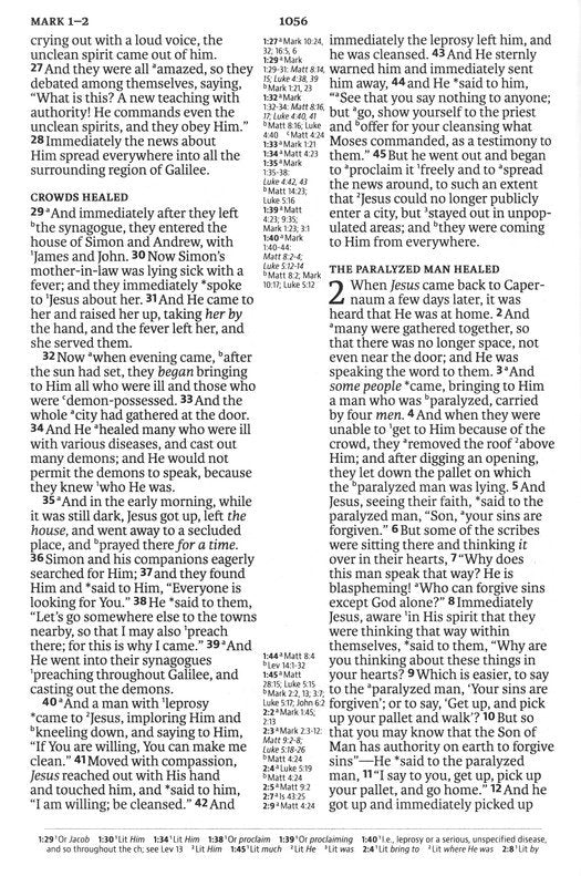 NASB 2020 Large Print Ultrathin Reference Bible Blue Leathertex