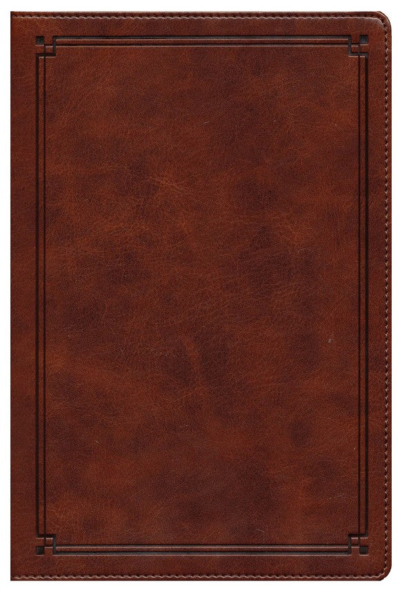 NKJV Study Bible Mahogany Leathersoft Indexed