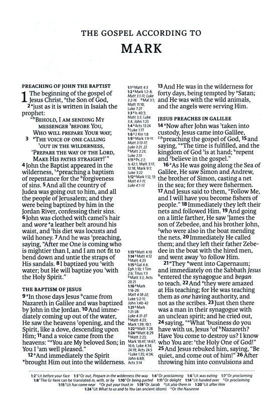 NASB 2020 Large Print Ultrathin Reference Bible Blue Leathertex