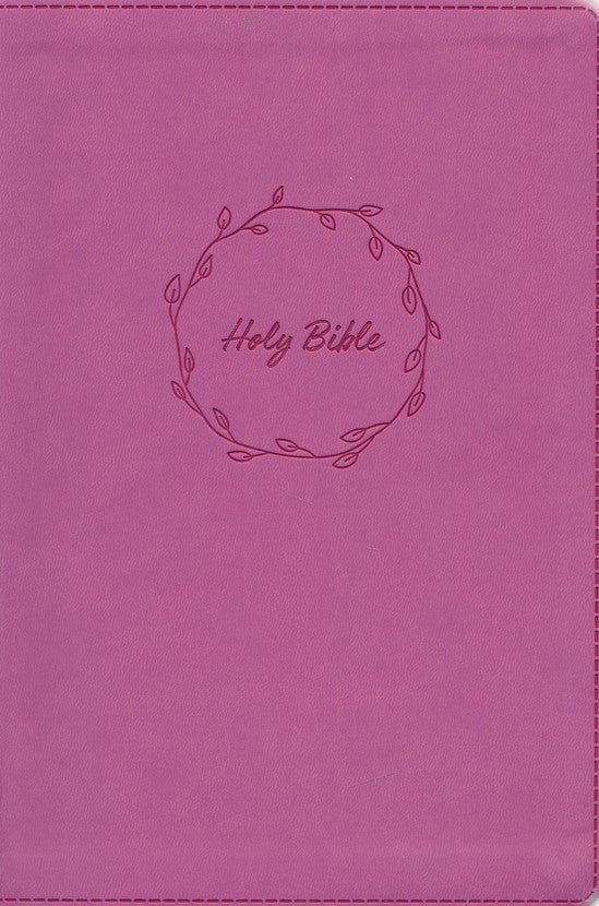 KJV Large Print Thinline Value Edition Bible, Pink Leathersoft