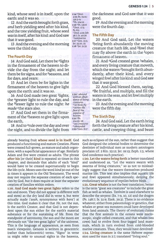 KJV Full-Color Study Bible Brown/Dk Brown Leathersoft Indexed