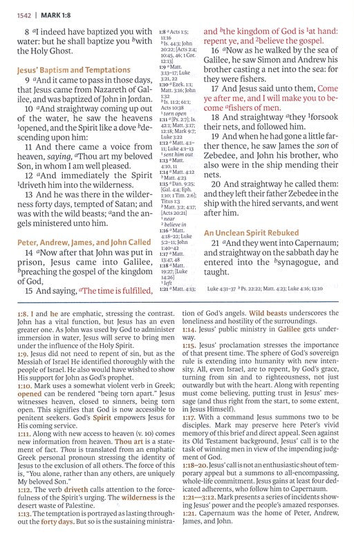 KJV Full-Color Study Bible Brown/Dk Brown Leathersoft Indexed