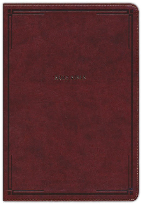 NKJV Giant Print Thinline Bible Brown Leathersoft