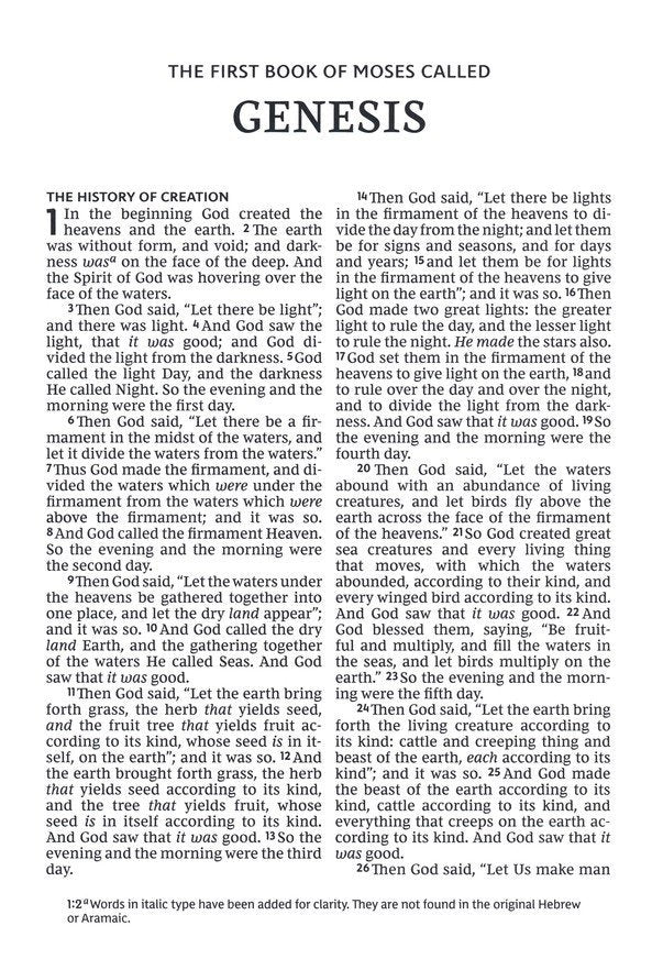 NKJV Giant Print Thinline Bible Brown Leathersoft